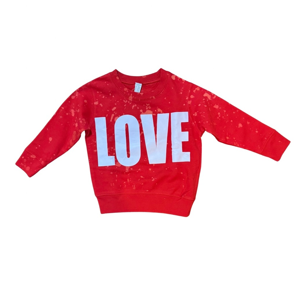 Rock Candy Bleached Love Sweatshirt Girls size 2 NWOT, Never Worn